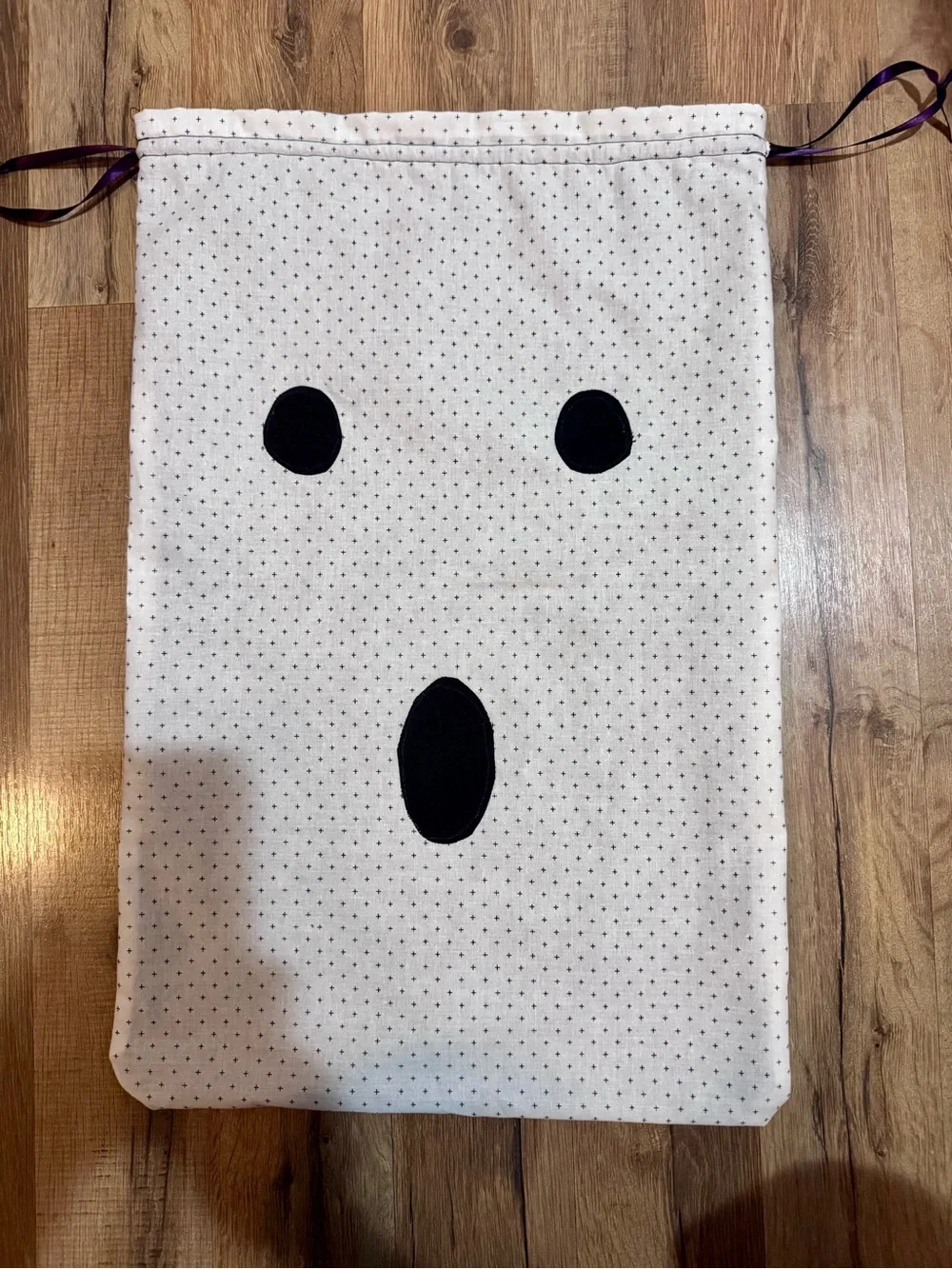 Kids pillowcase drawstring trick or treat bag